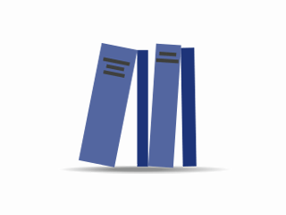 Dark blue files icon